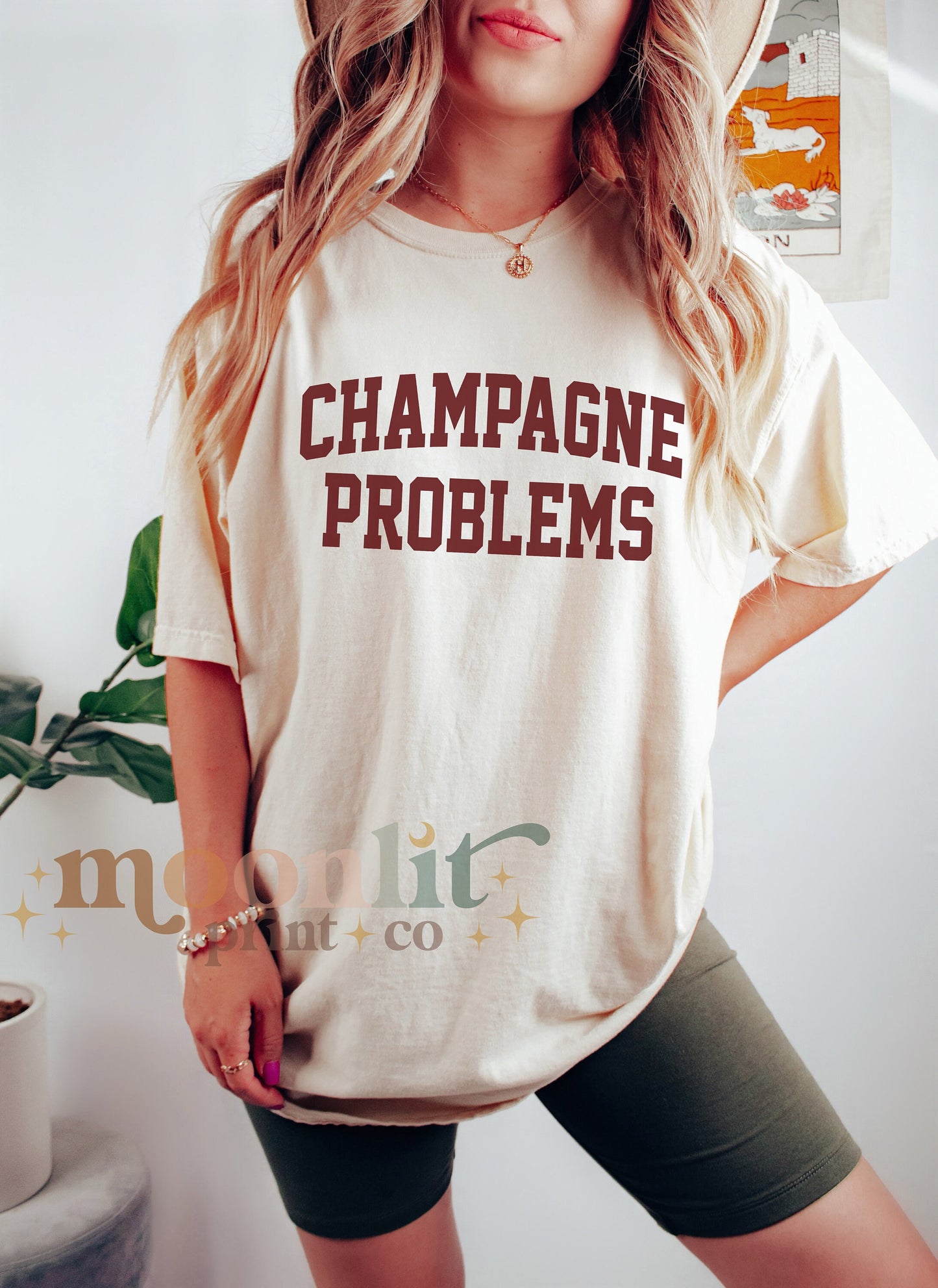 Champagne Problems Gildan Crewneck Swiftie Shirt Varsity Letter Trendy Shirt Gift For Her Tswift Eras College Letter Tswift Fangirl Maroon