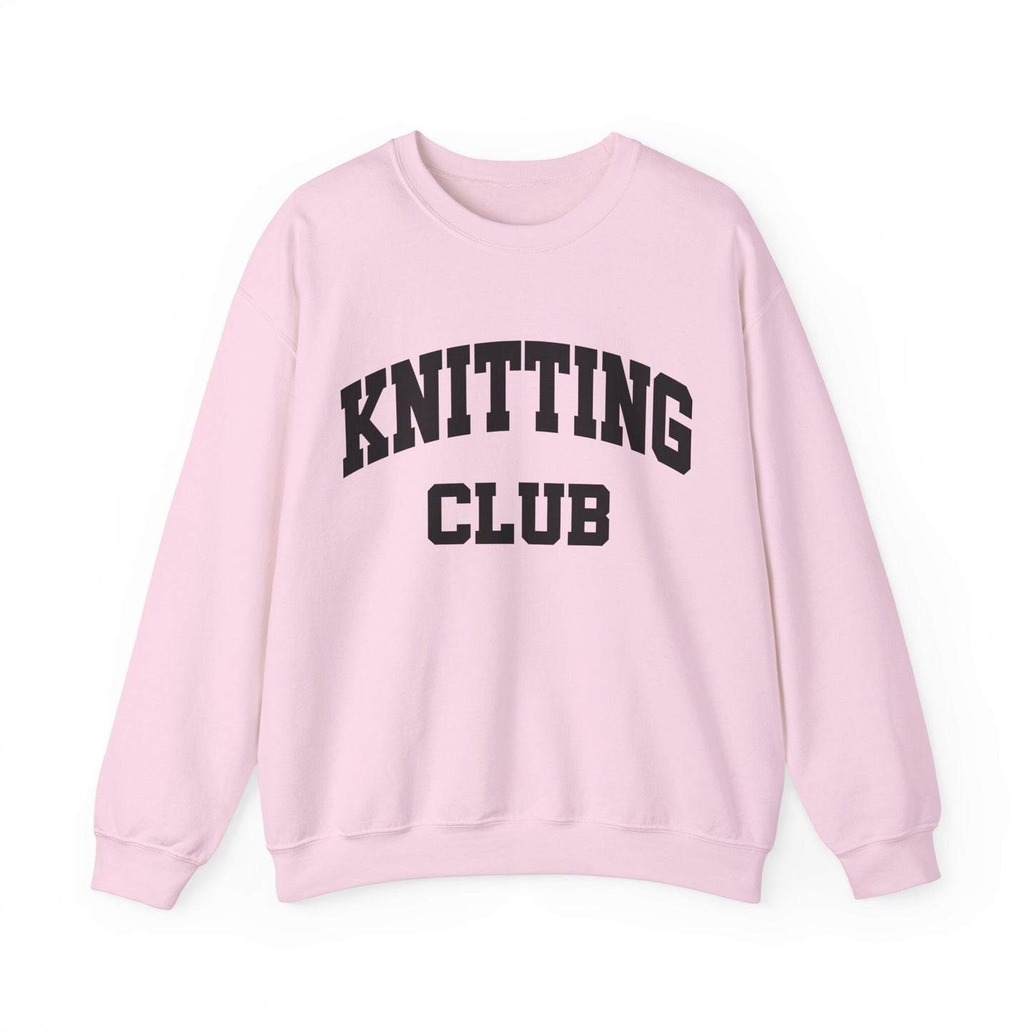 Knitting Club Knitting Sweatshirt Gildan Crewneck Knitting Lover Crafters Gift For Her Knitter Knit Sweatshirt Hobby Shirt Gift For Knitters