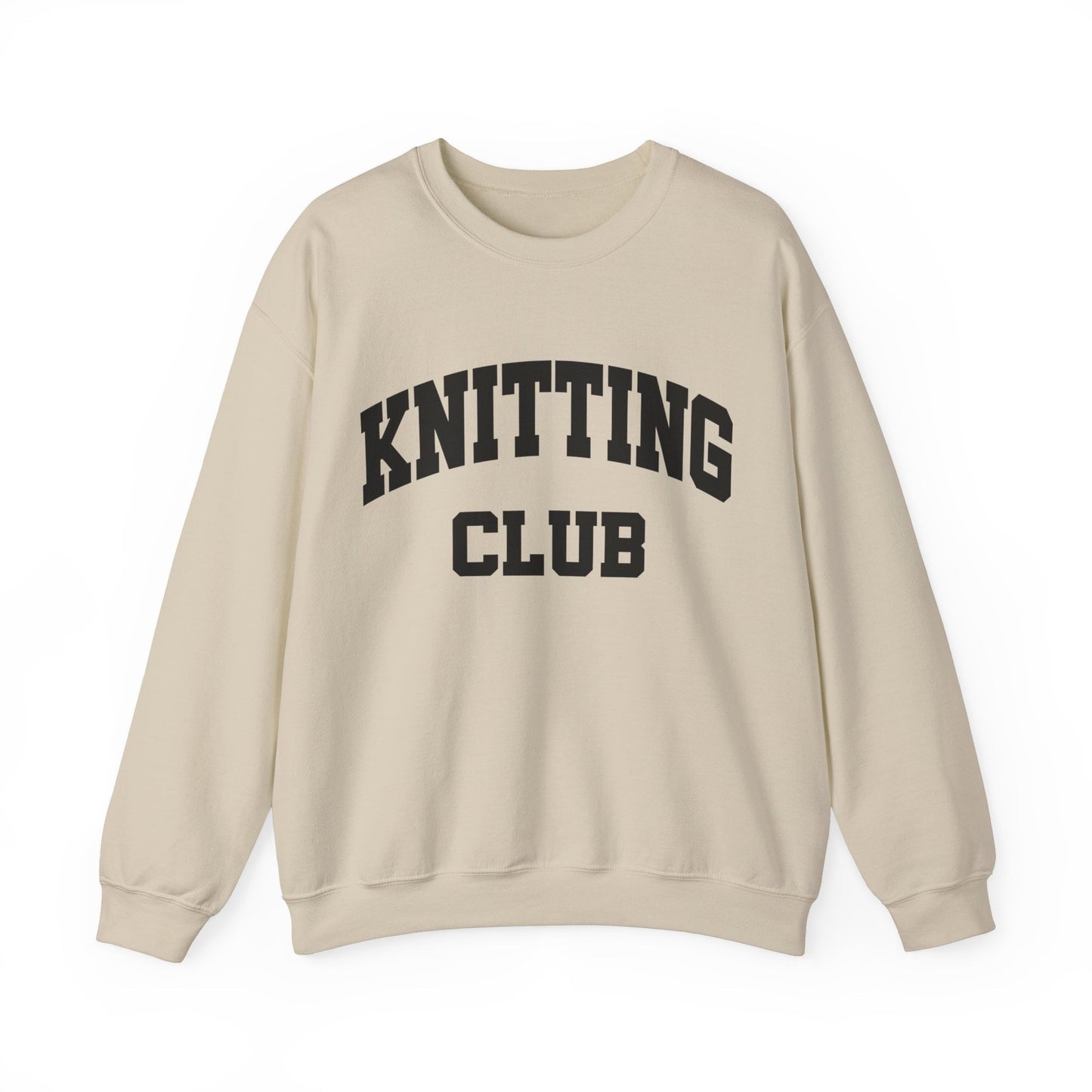 Knitting Club Knitting Sweatshirt Gildan Crewneck Knitting Lover Crafters Gift For Her Knitter Knit Sweatshirt Hobby Shirt Gift For Knitters