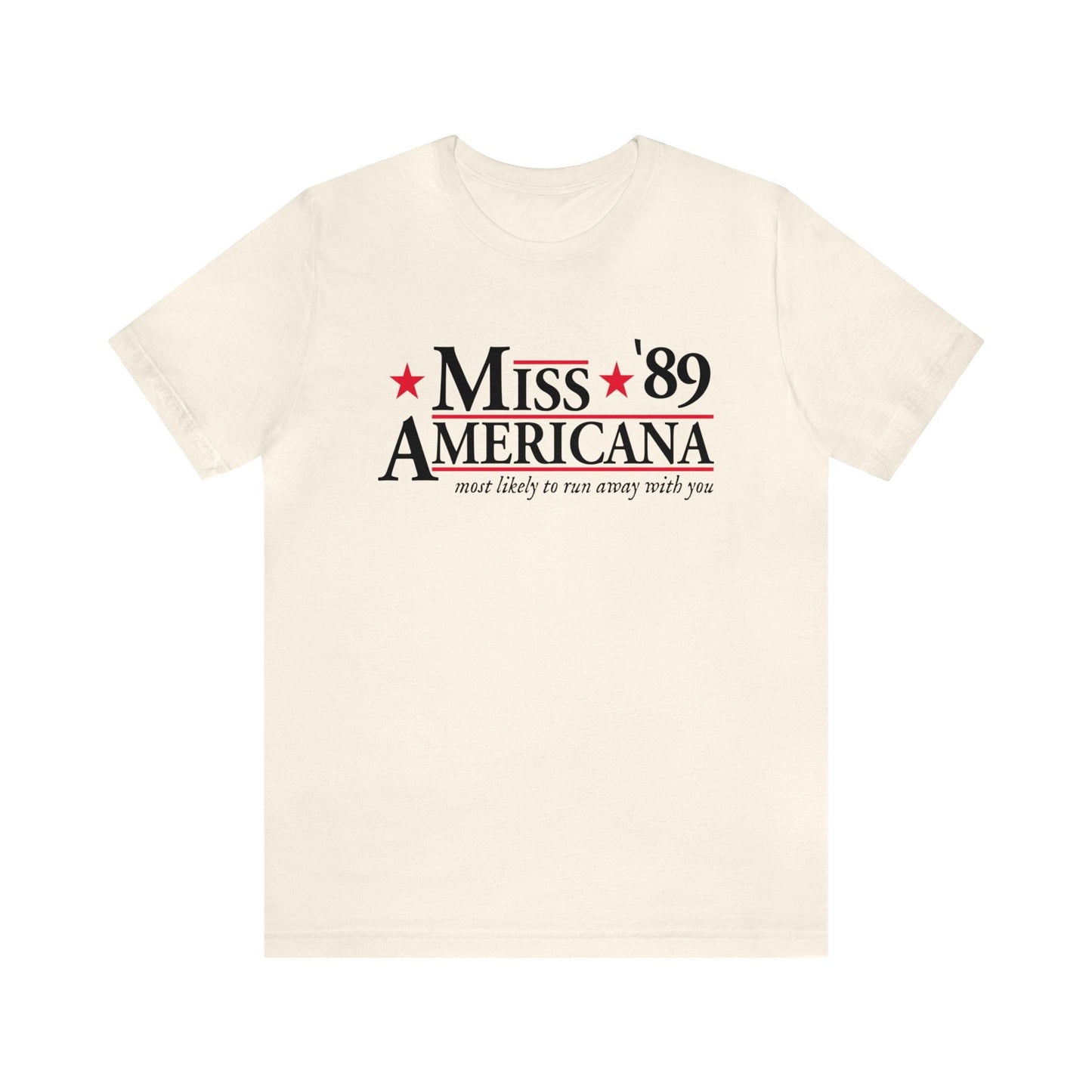 Miss Americana Bella Canvas Election Shirt 2024 Presidential Election Campaign Funny Campaign Shirt Tswift Swiftie Gift Swift For President