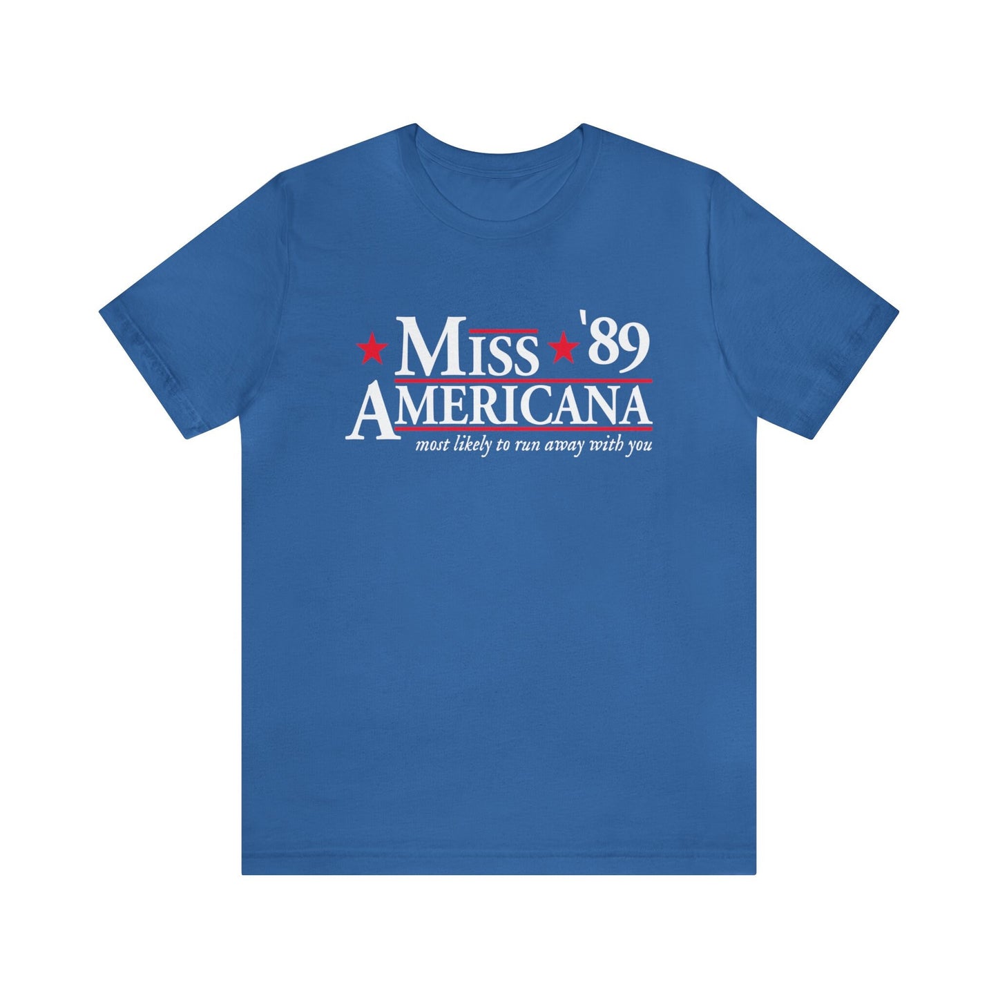 Miss Americana Bella Canvas Election Shirt 2024 Presidential Election Campaign Funny Campaign Shirt Tswift Swiftie Gift Swift For President