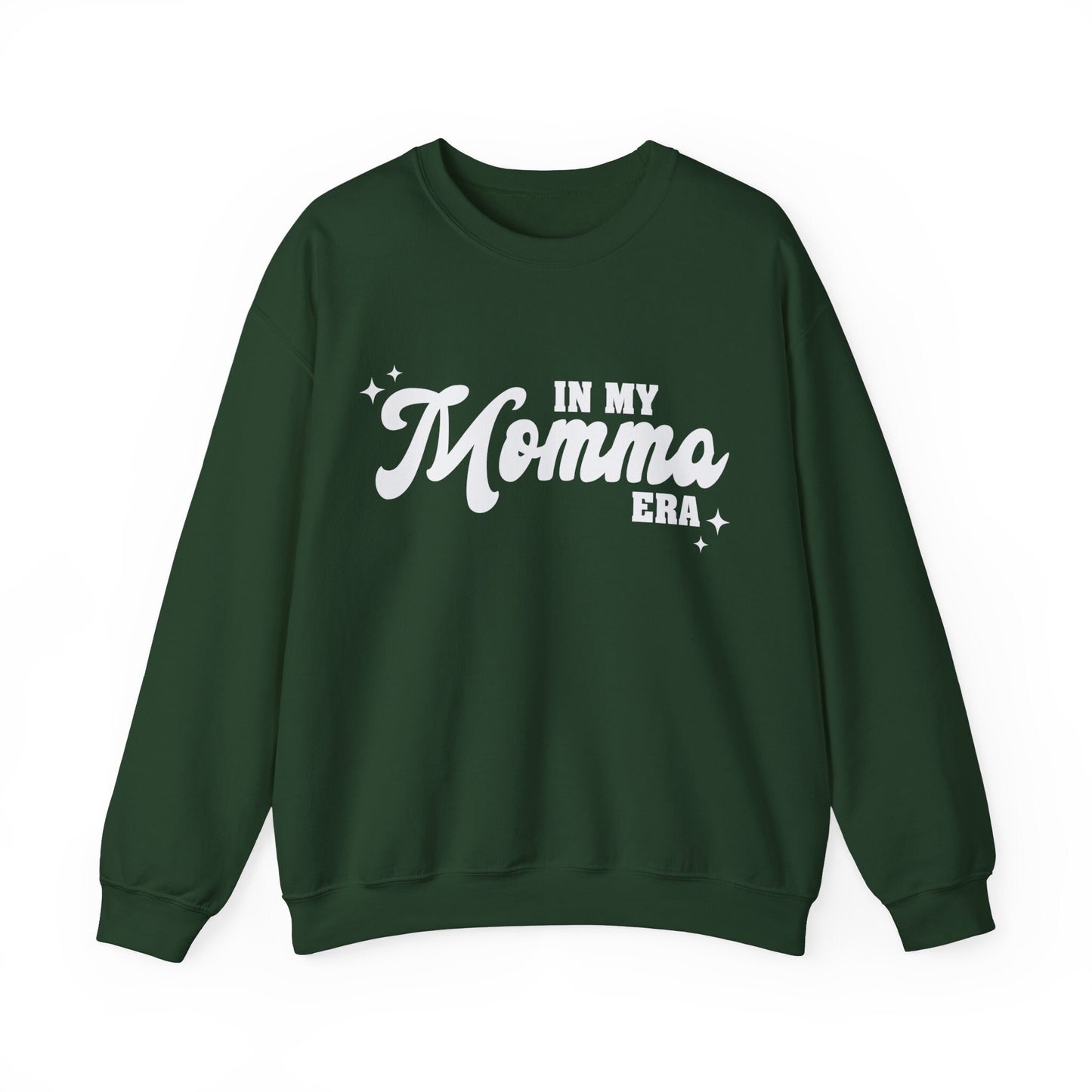 In My Momma Era Gildan Crewneck Retro Momma Sweatshirt Swiftie Momma Gift For Mom Mother's Day Sweatshirt Pregnancy Announcement Gift