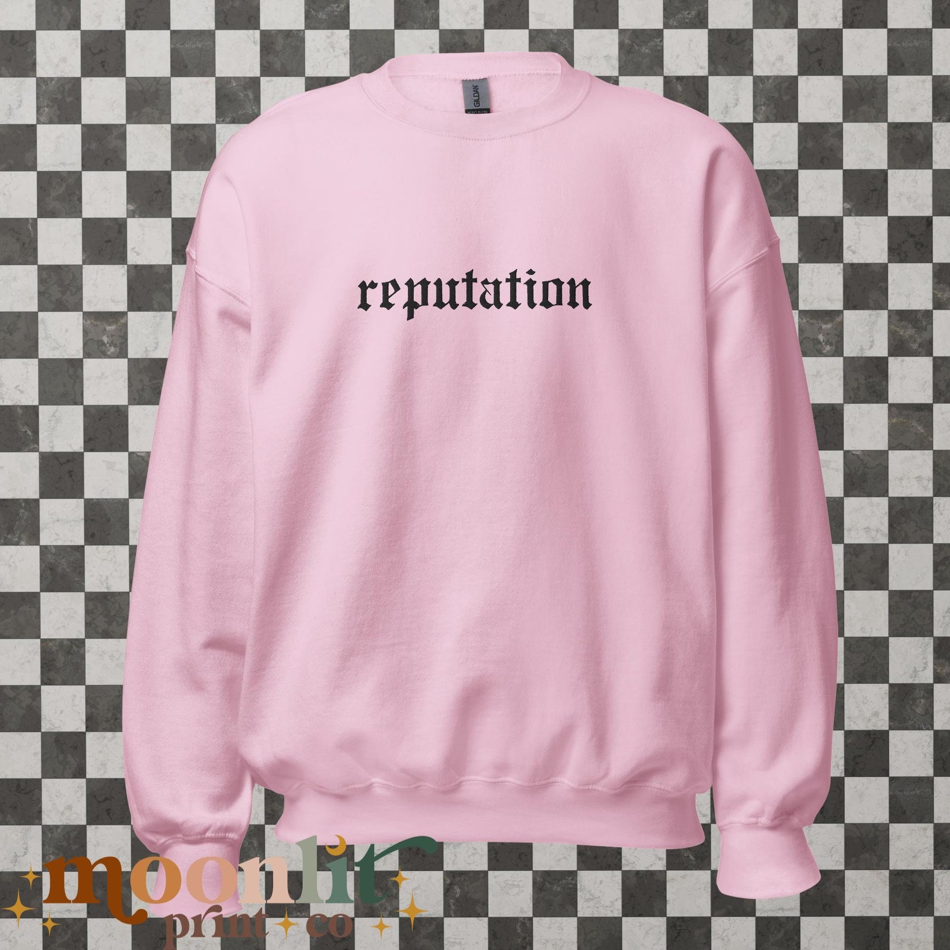 Reputation EMBROIDERED Gildan Crewneck Swiftie Sweatshirt Gift For Her Tswift Fan Merch Gift For Swiftie