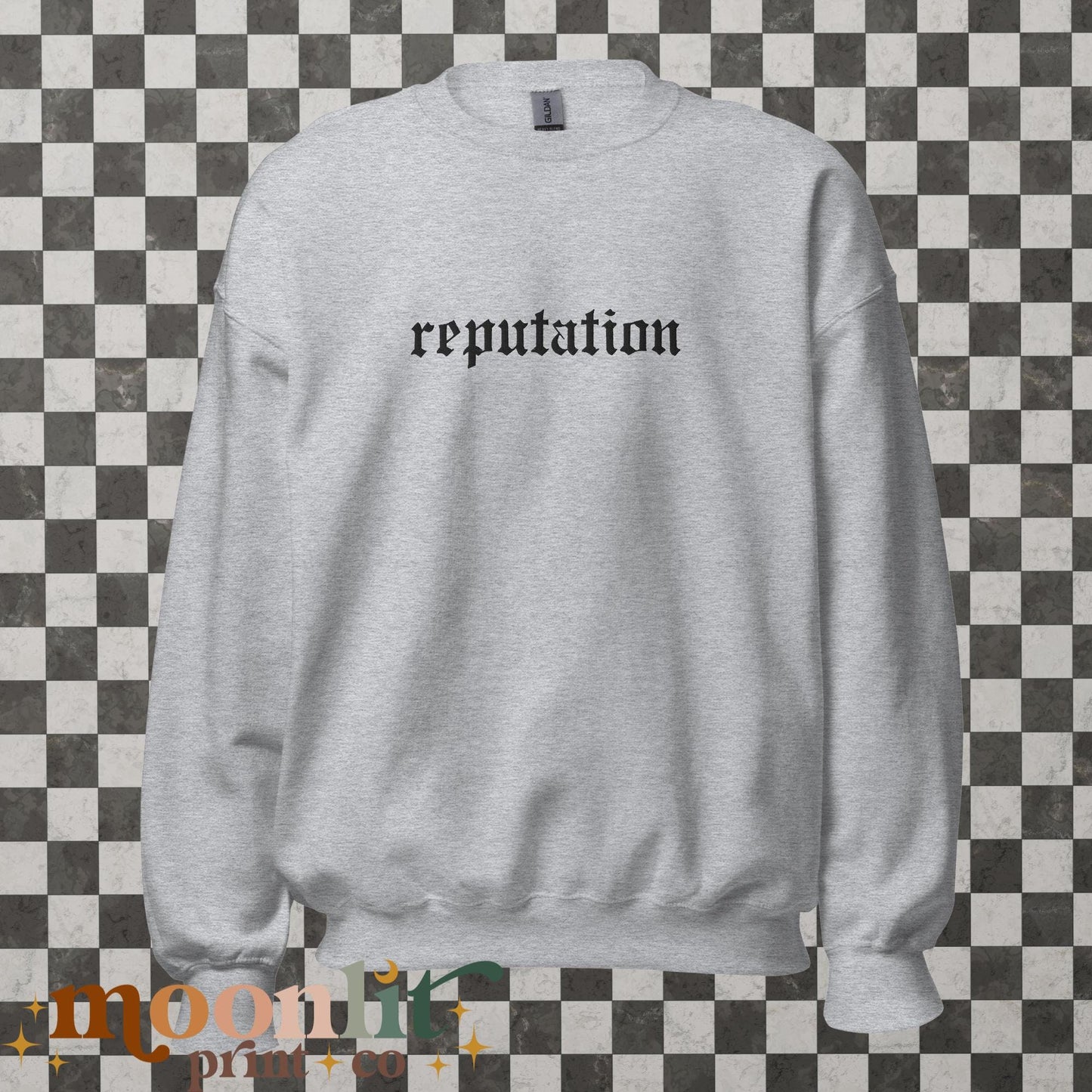 Reputation EMBROIDERED Gildan Crewneck Swiftie Sweatshirt Gift For Her Tswift Fan Merch Gift For Swiftie