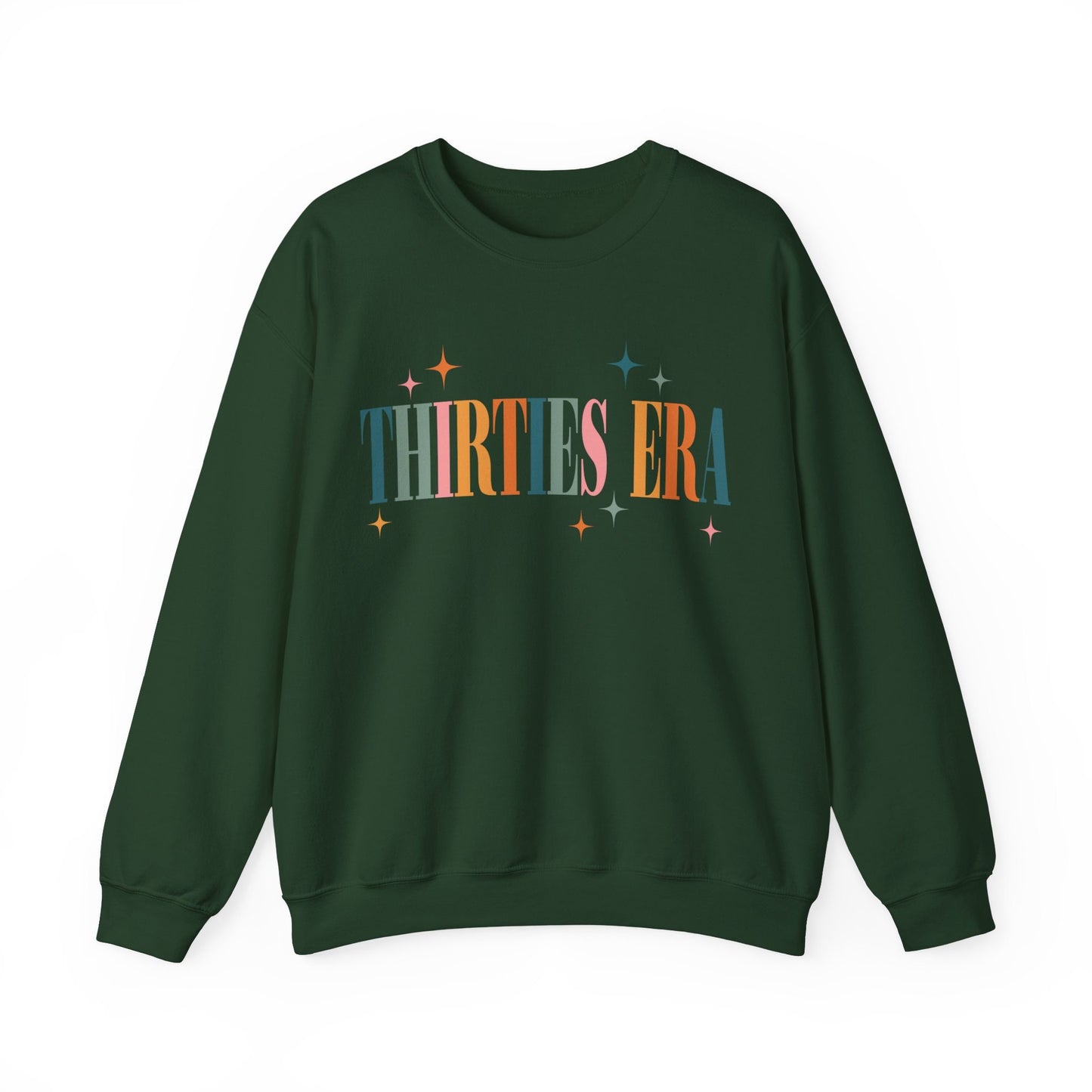 In My Thirties Era Gildan Crewneck 30th Birthday 1994 1995 Retro Wavy Groovy Birthday 30th Birthday Shirt Funny Birthday Tee Thirtieth Bday