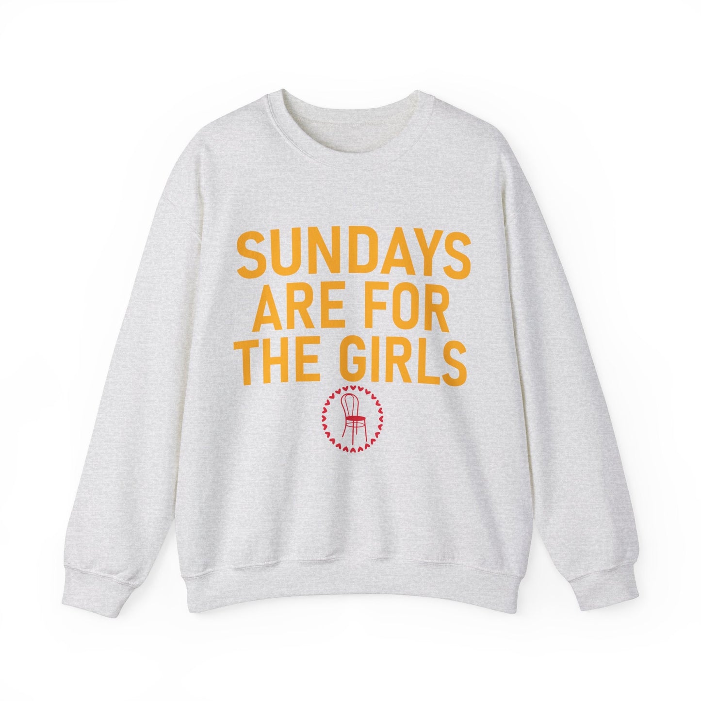 Sundays Are For The Girls Gildan Crewneck Funny Swiftie Vigilante Shit Chair Football Sports Game Day Shirt Gift For Swiftie Tswift Fangirl