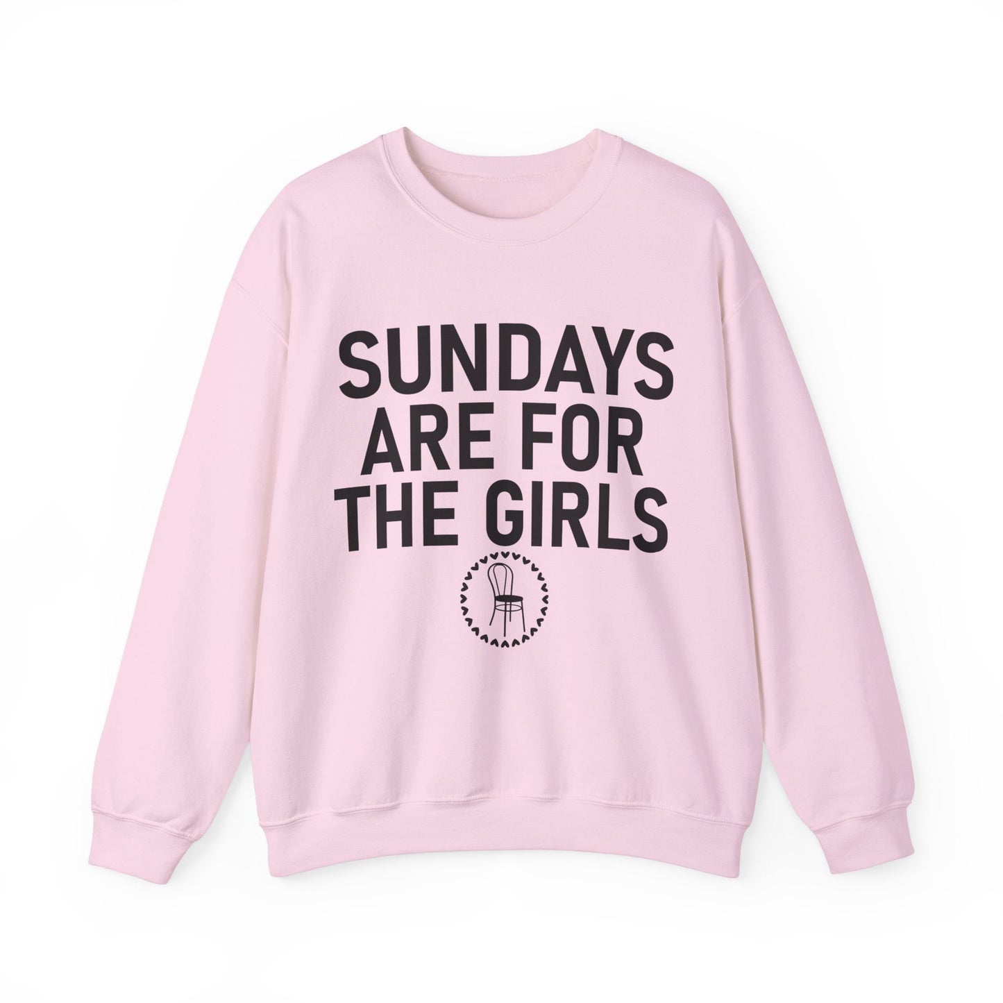 Sundays Are For The Girls Gildan Crewneck Funny Swiftie Vigilante Shit Chair Football Sports Game Day Shirt Gift For Swiftie Tswift Fangirl