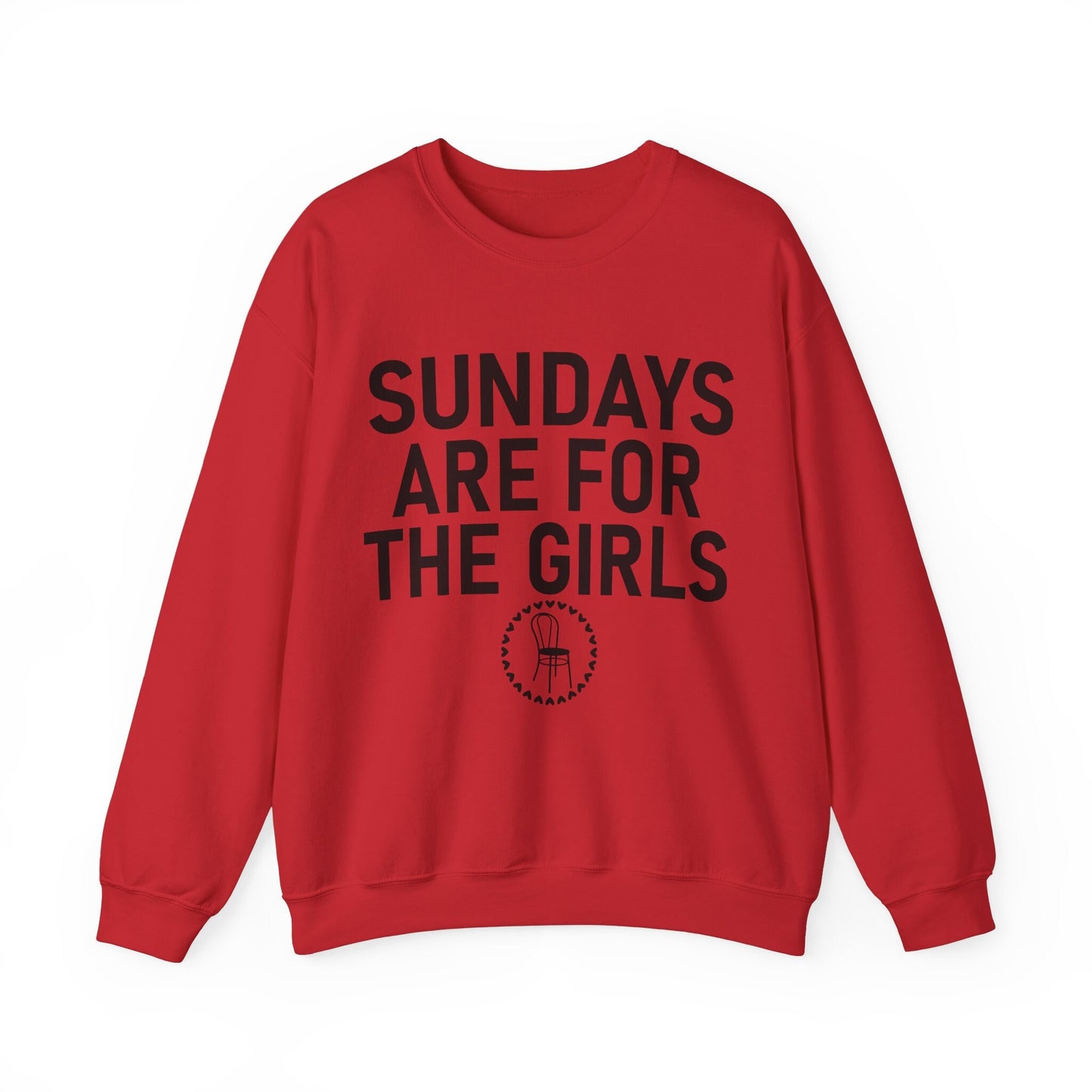 Sundays Are For The Girls Gildan Crewneck Funny Swiftie Vigilante Shit Chair Football Sports Game Day Shirt Gift For Swiftie Tswift Fangirl