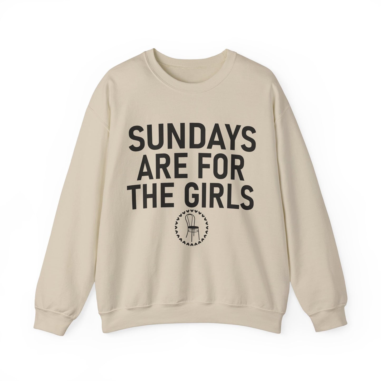 Sundays Are For The Girls Gildan Crewneck Funny Swiftie Vigilante Shit Chair Football Sports Game Day Shirt Gift For Swiftie Tswift Fangirl