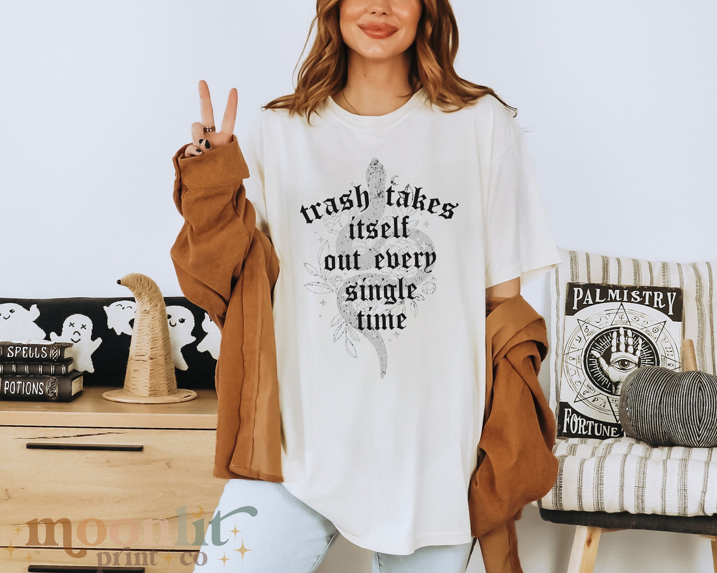 Trash Takes Itself Out Every Single Time Comfort Colors Tee