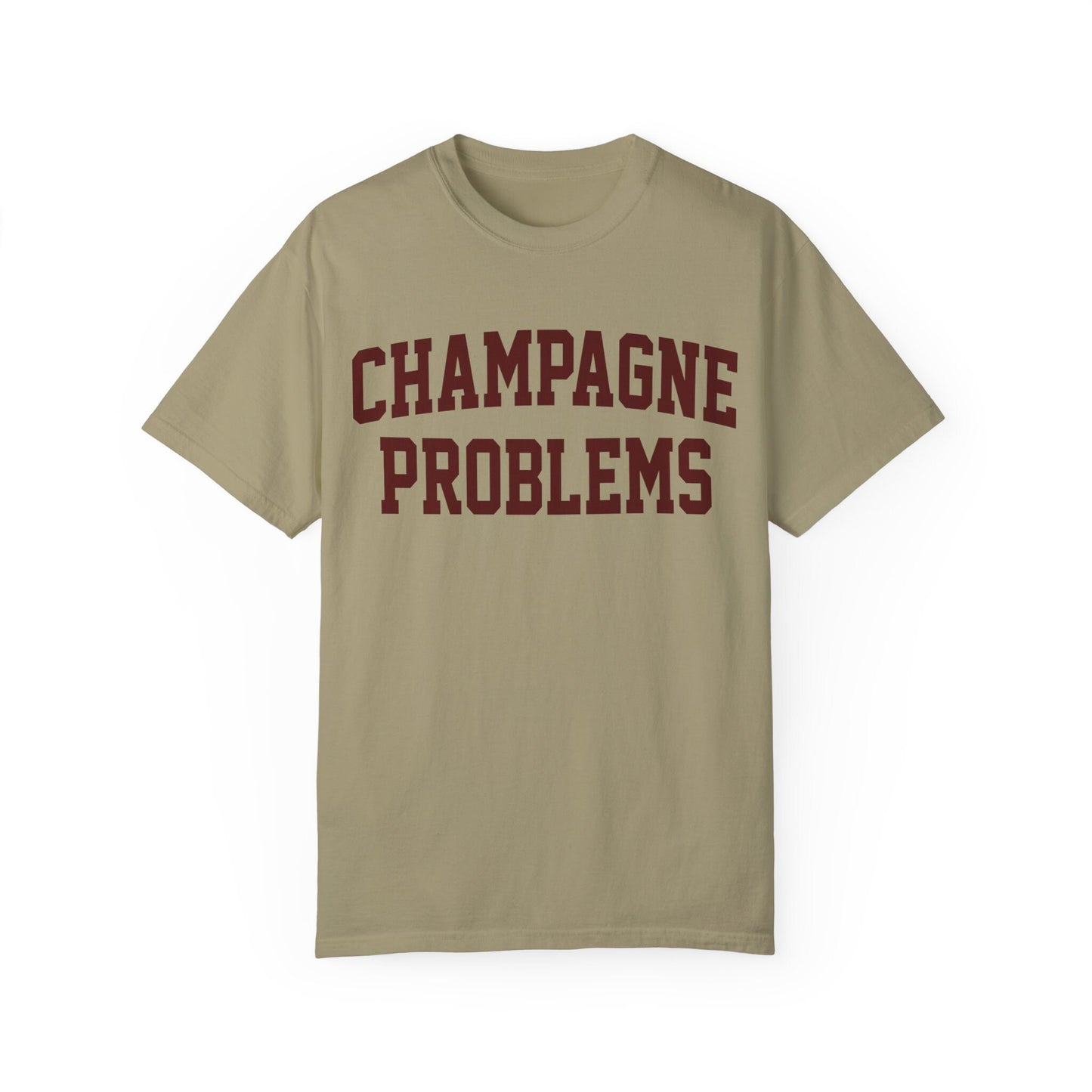 Champagne Problems Comfort Colors Swiftie Shirt Varsity Letter Trendy Shirt Gift For Her Tswift Eras College Letter Tswift Fangirl Maroon