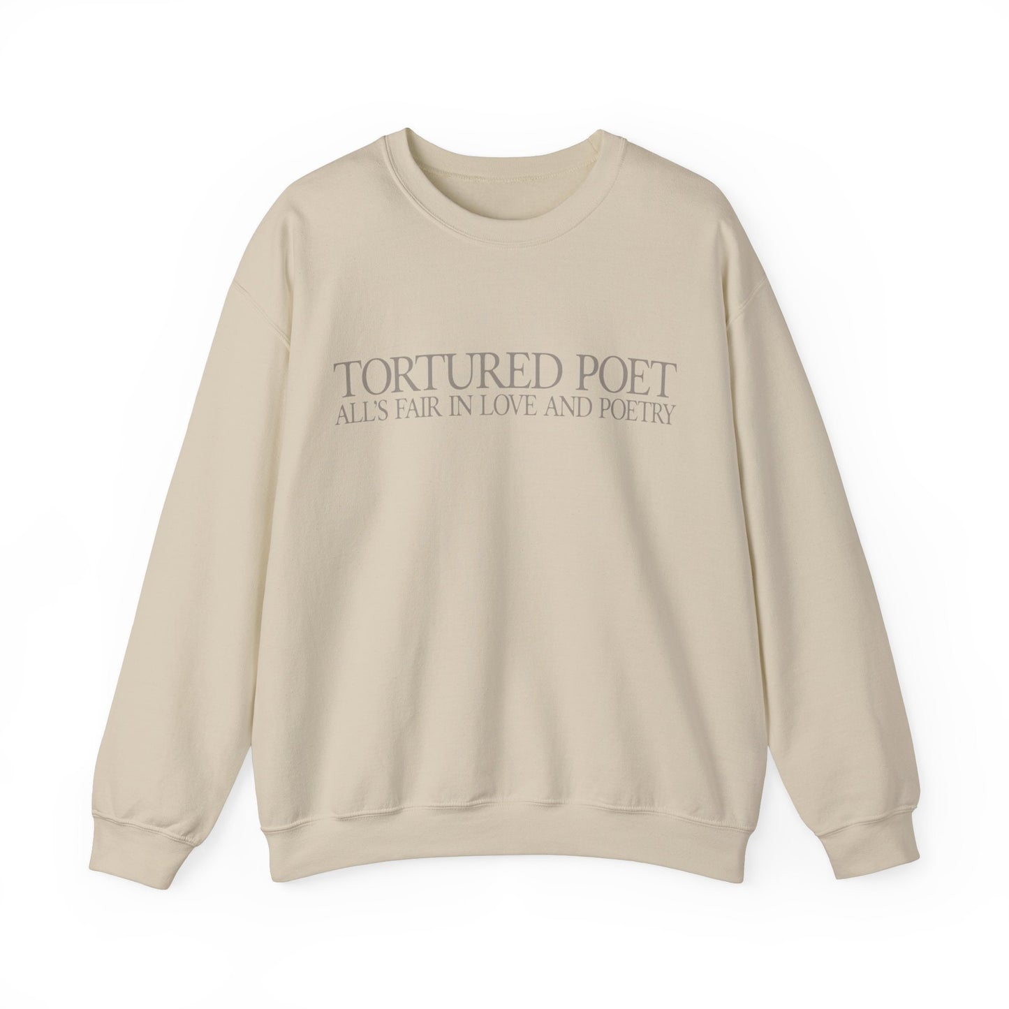 Tortured Poet Gildan Crewneck Swiftie Gift Swiftie Fangirl Album Shirt TSwift Fan Shirt New Album Swift Shirt Alls Fair In Love And Poetry