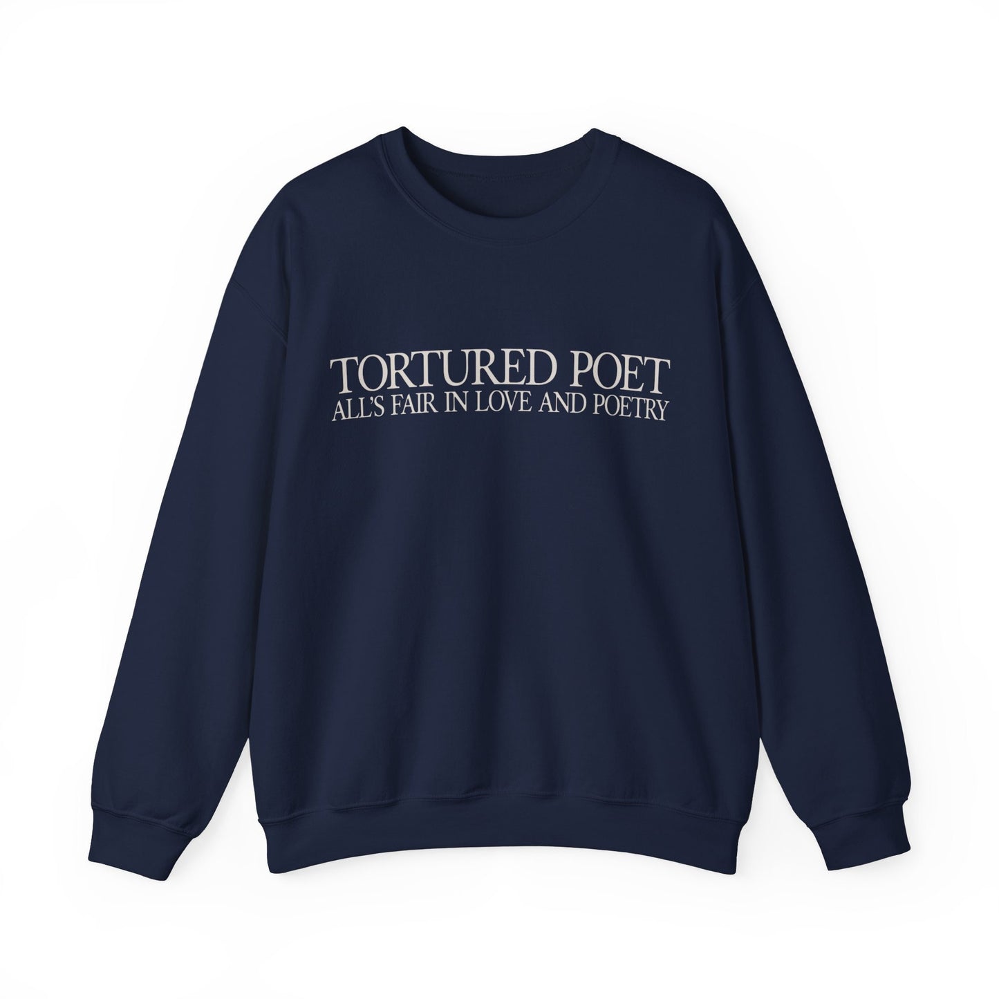 Tortured Poet Gildan Crewneck Swiftie Gift Swiftie Fangirl Album Shirt TSwift Fan Shirt New Album Swift Shirt Alls Fair In Love And Poetry