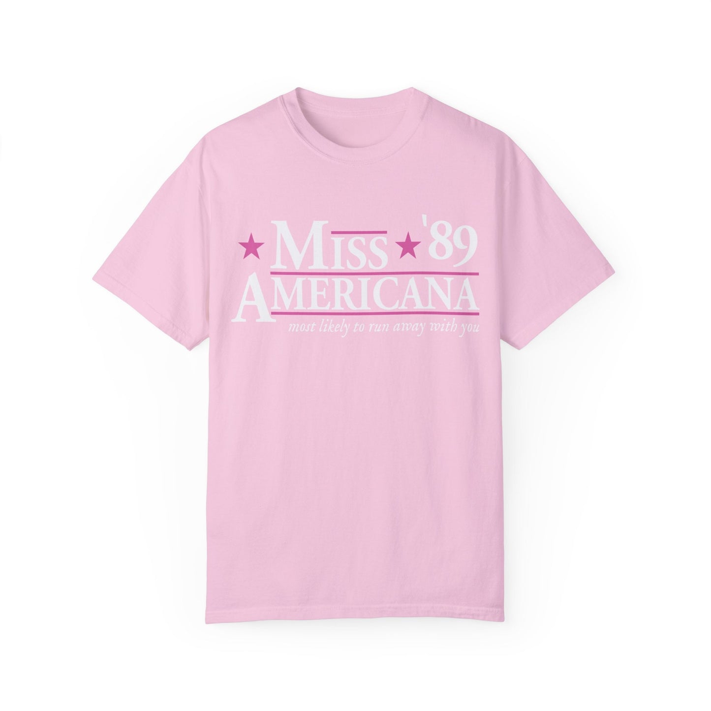 Miss Americana Comfort Color Election Shirt 2024 Presidential Election Campaign Funny Campaign Shirt Tswift Swiftie Gift Swift For President