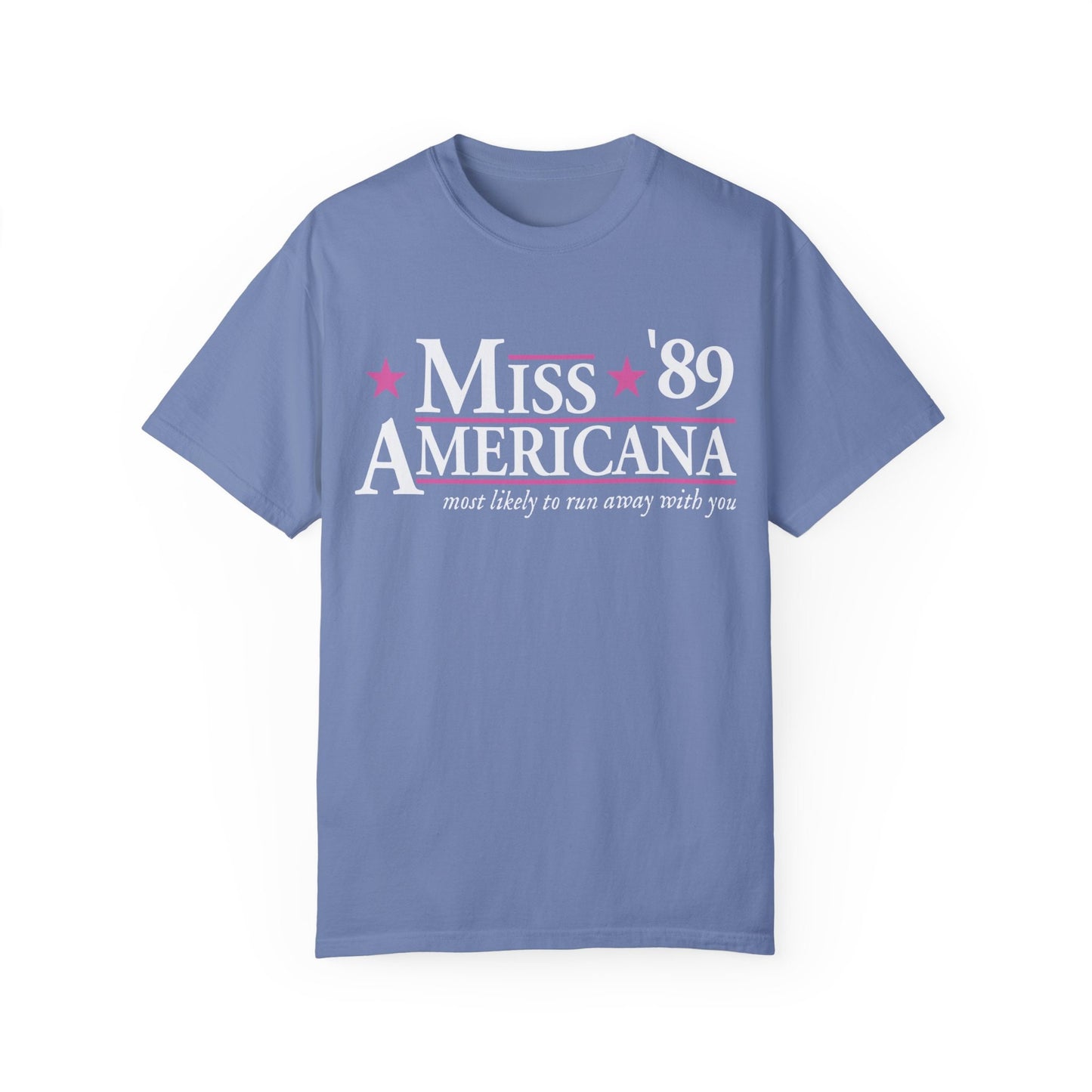 Miss Americana Comfort Color Election Shirt 2024 Presidential Election Campaign Funny Campaign Shirt Tswift Swiftie Gift Swift For President