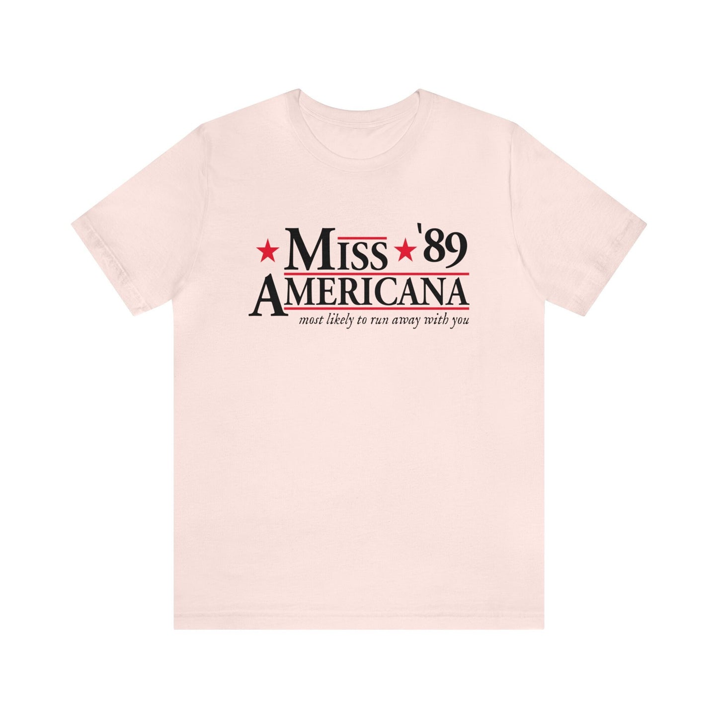 Miss Americana Bella Canvas Election Shirt 2024 Presidential Election Campaign Funny Campaign Shirt Tswift Swiftie Gift Swift For President