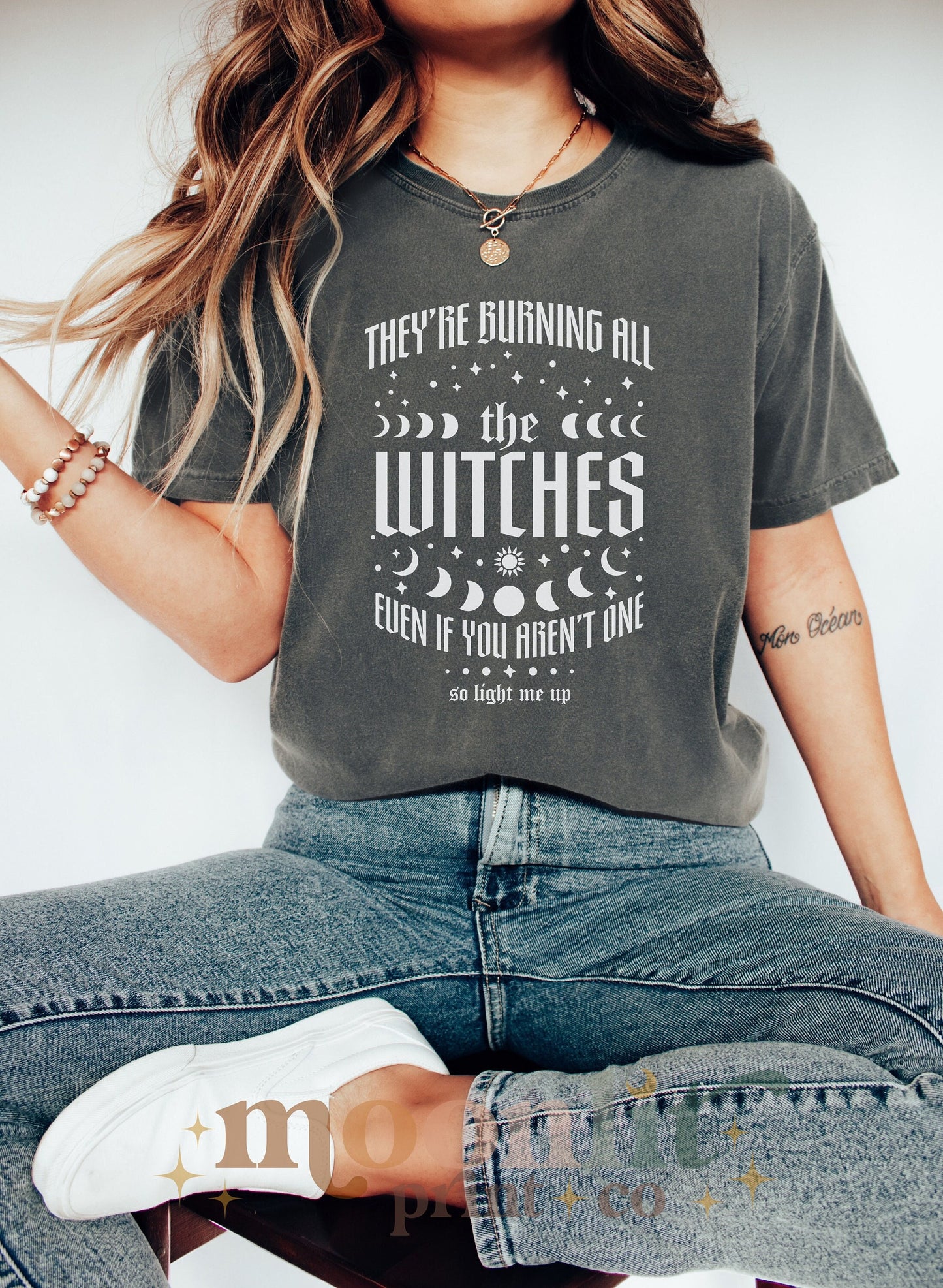 They're Burning All The Witches Even If You Aren't One Comfort Colors In My Rep Era Reputation Shirt Swiftie Gift Tswift Fangirl Sweatshirt