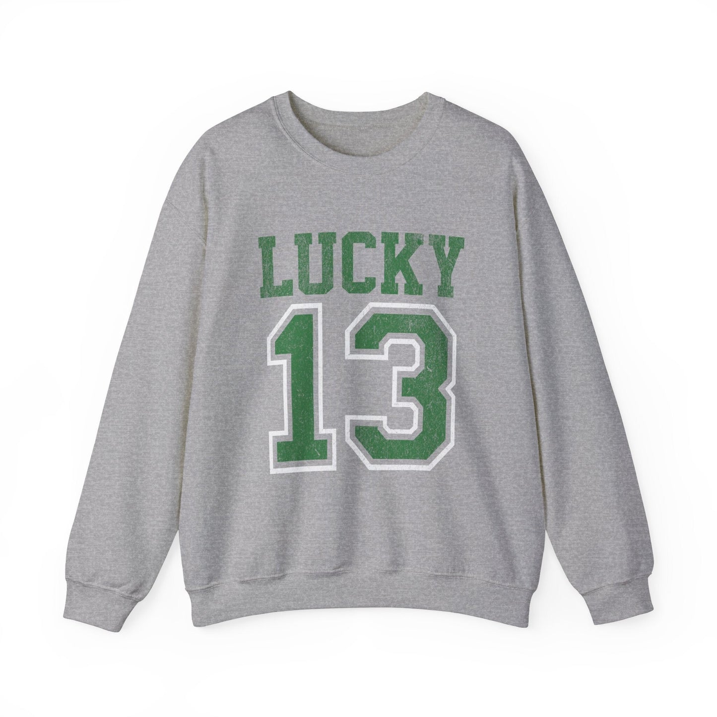 Lucky 13 Gildan Crewneck St Patty's Day Sweatshirt Saint Patrick's Day Shirt Swiftie Gift Irish Sweatshirt St Paddy's Shirt Gift For Her Tee