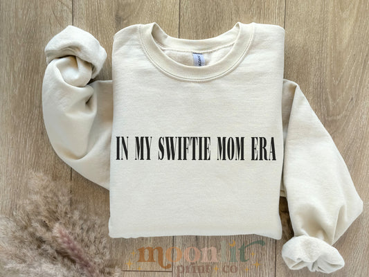 In My Swiftie Mom Era Gildan Crewneck Tswift Gift For Her Gift For Mom Mother's Day Shirt Swiftie Gift Swiftmas Gift Funny Gift For Swiftie