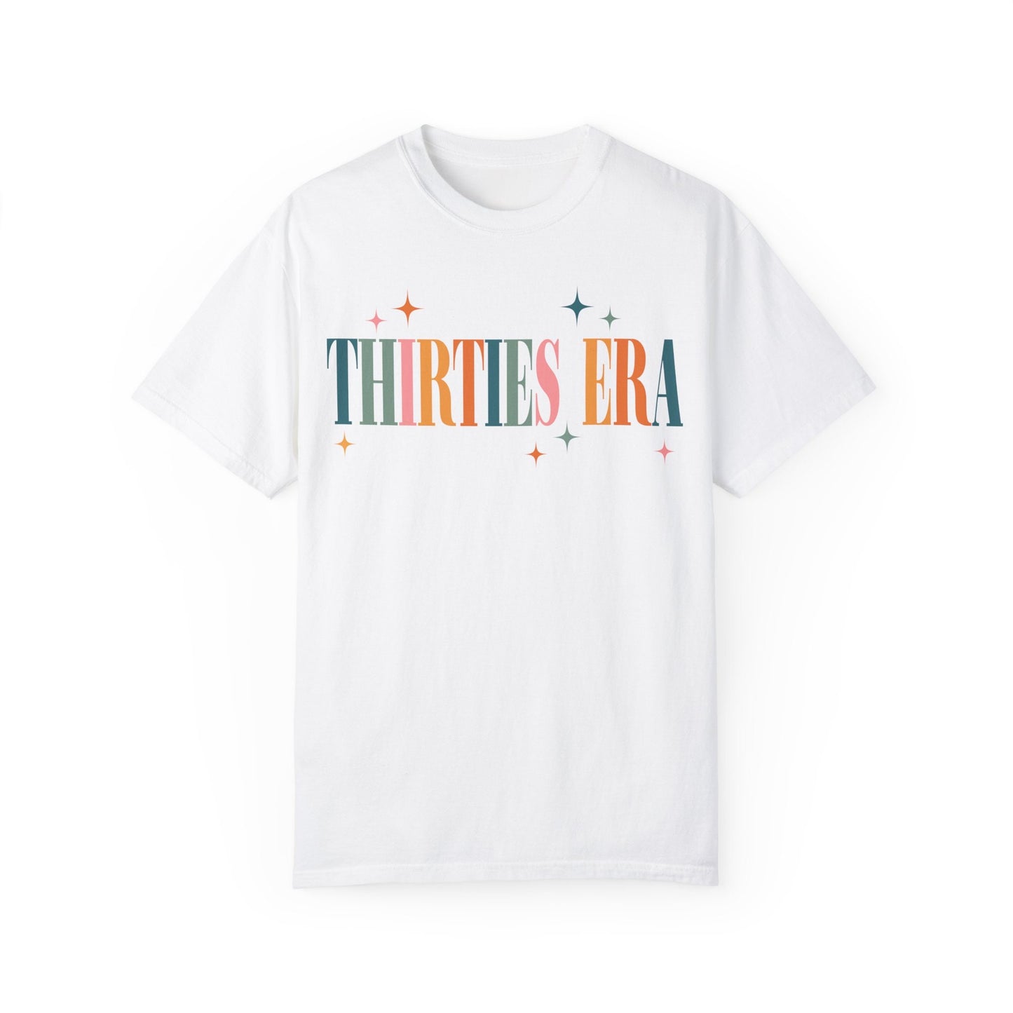 In My Thirties Era Comfort Colors 30th Birthday 1994 1995 Retro Wavy Groovy Birthday 30th Birthday Shirt Funny Birthday Tee Thirtieth Bday