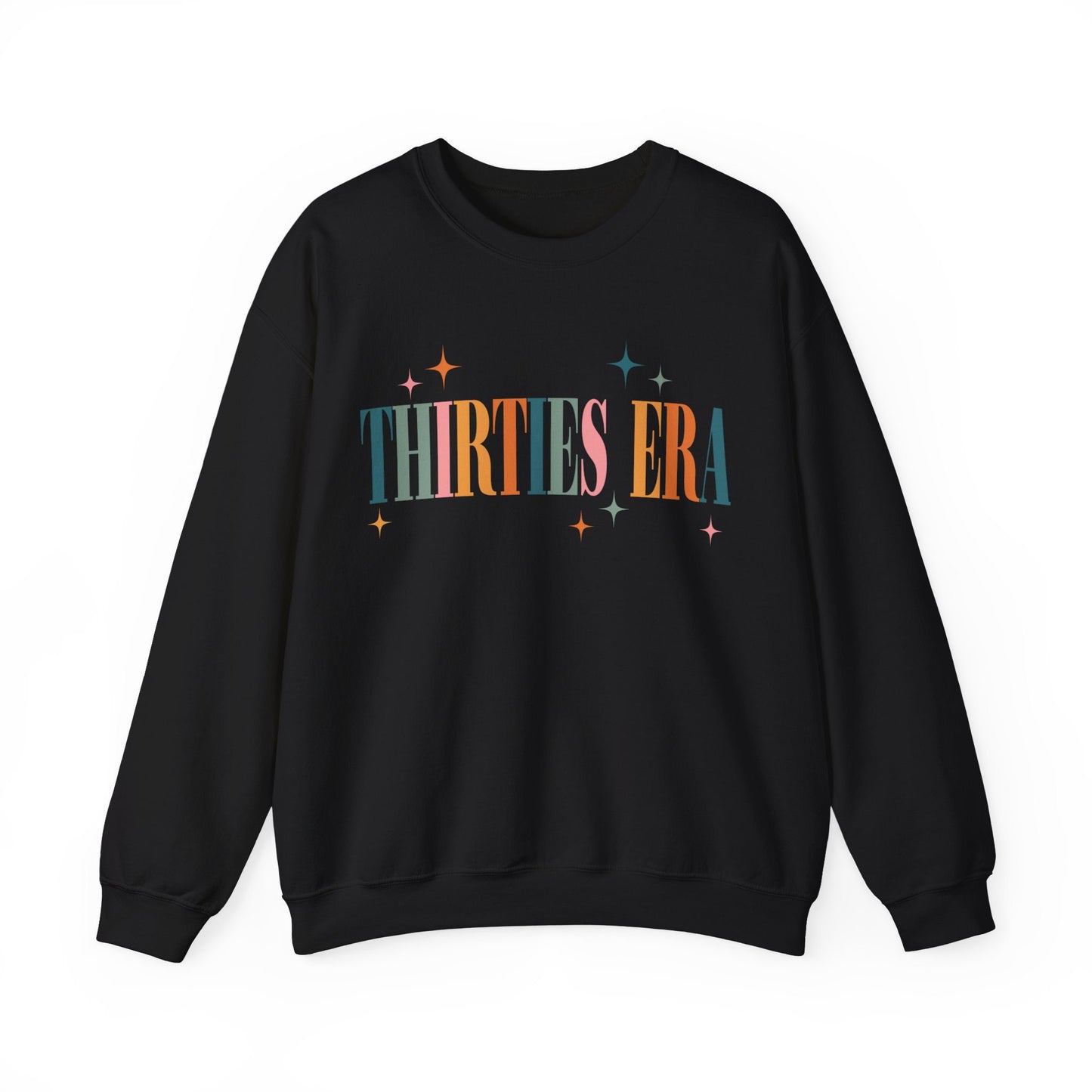 In My Thirties Era Gildan Crewneck 30th Birthday 1994 1995 Retro Wavy Groovy Birthday 30th Birthday Shirt Funny Birthday Tee Thirtieth Bday