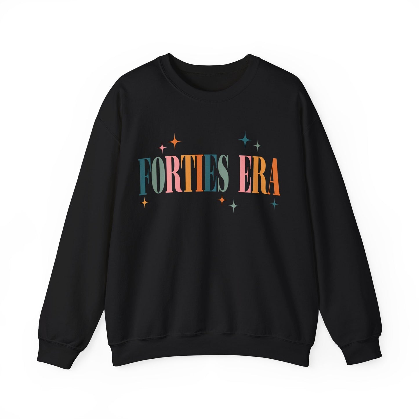 In My Forties Era Gildan Crewneck 40th Birthday 1984 1985 Retro Wavy Groovy Birthday 40th Birthday Shirt Funny Birthday Tee Fortieth Bday