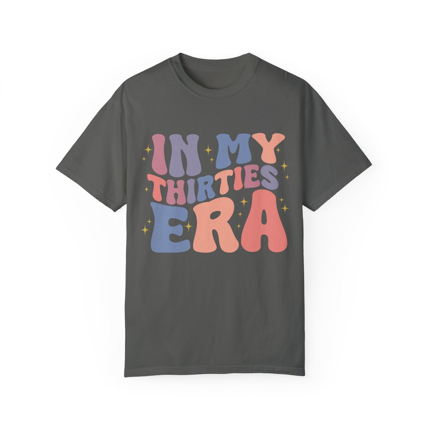 In My Thirties Era Comfort Colors 30th Birthday 1993 1994 Gifts for Her Girl Retro Sunset Colors Birthday Gift Shirt Dirty Thirty 30th Shirt