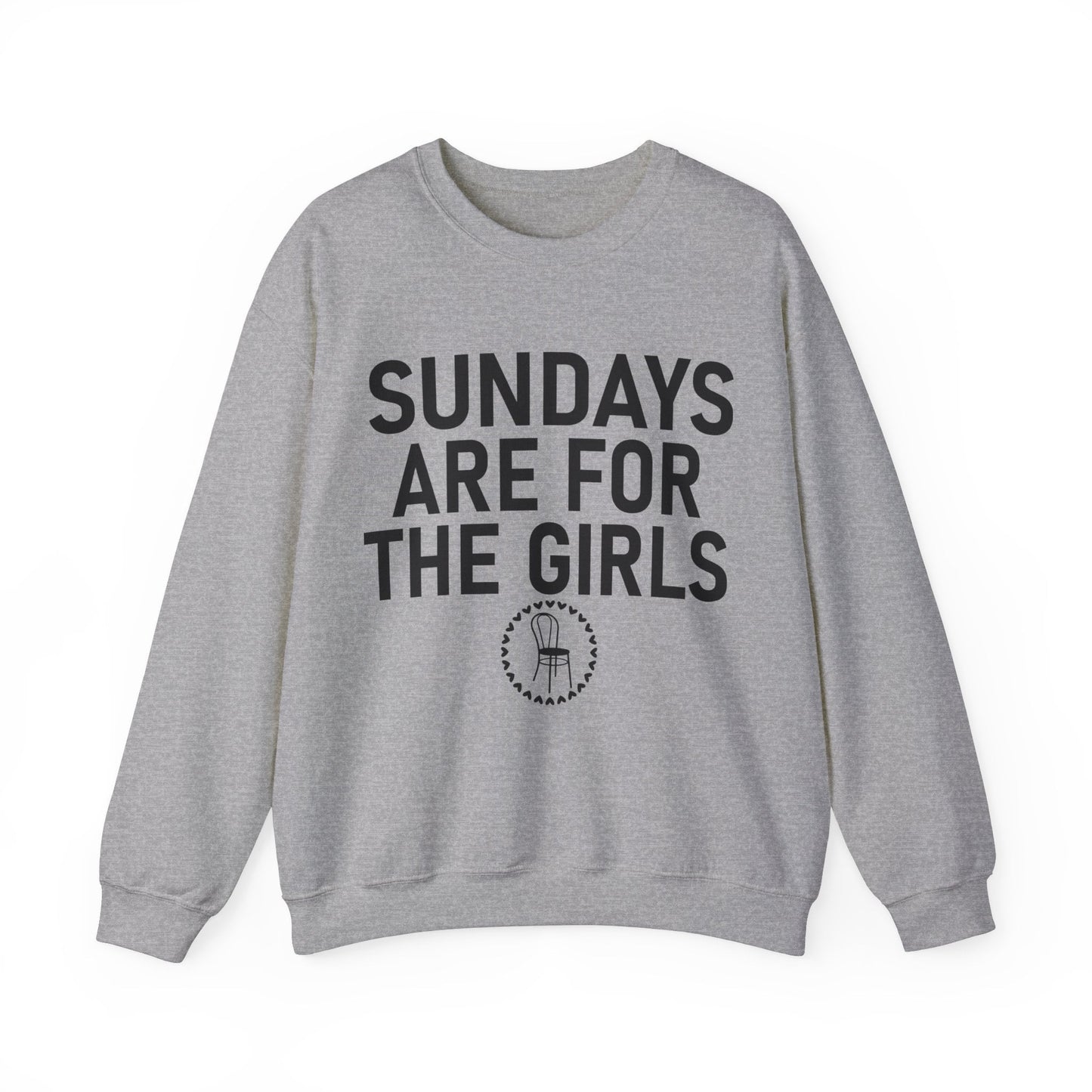 Sundays Are For The Girls Gildan Crewneck Funny Swiftie Vigilante Shit Chair Football Sports Game Day Shirt Gift For Swiftie Tswift Fangirl