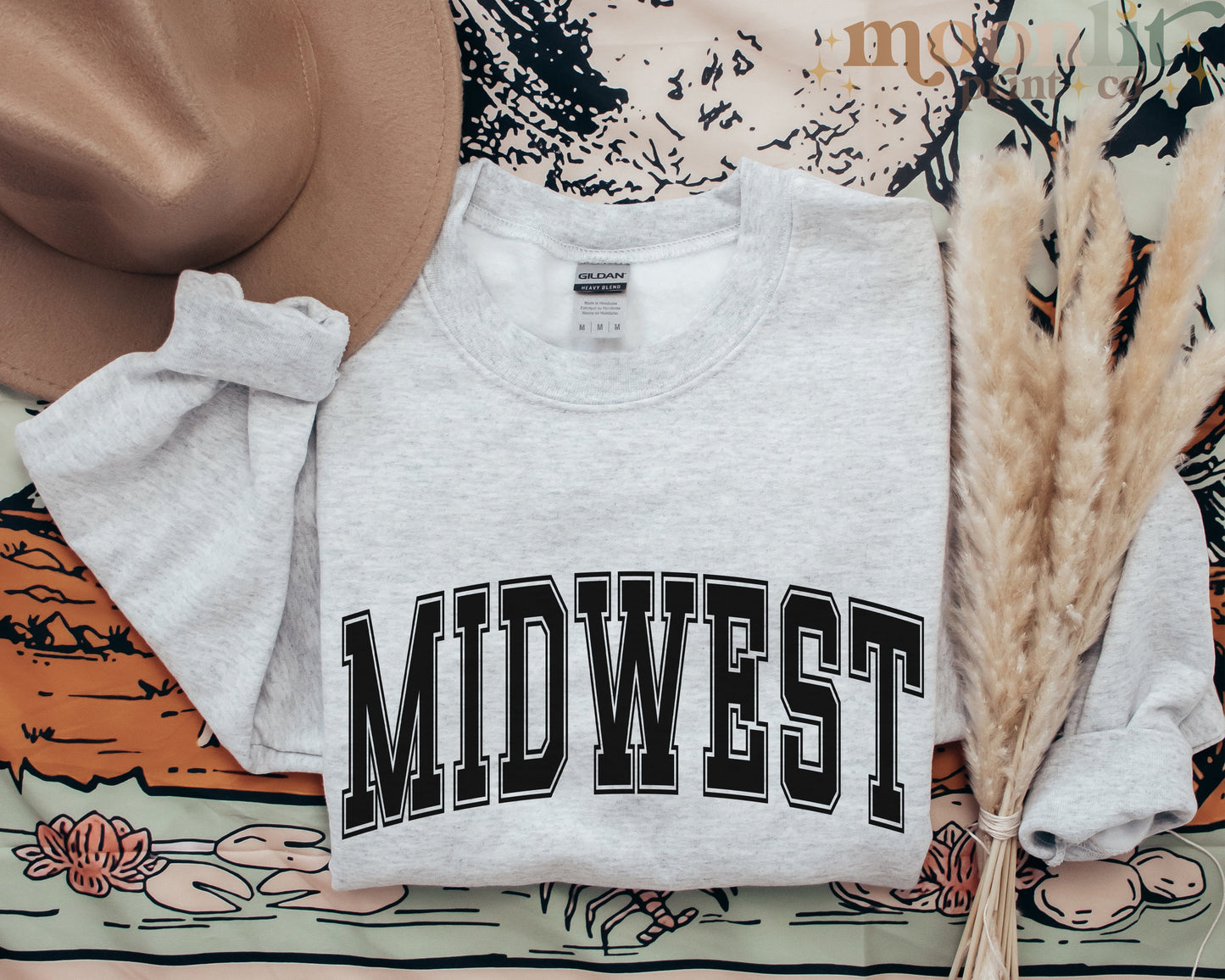 Midwest Varsity Letter, Gildan Crewneck, Midwest Shirt, Vintage Retro Shirt, Trendy Shirt, Oversized Tee, Midwest Emo Music, Midwestern