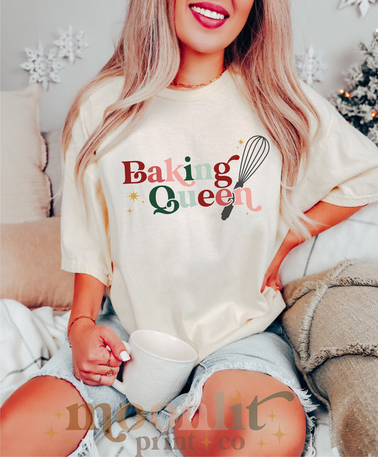 Comfort Colors Baking Queen Shirt