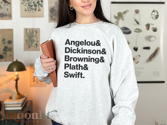 The Tortured Poets Department Female Poet Favorites List Sweatshirt Funny List T-Shirt Funny List Shirt, Funny Women Shirt Tswift Fangirl