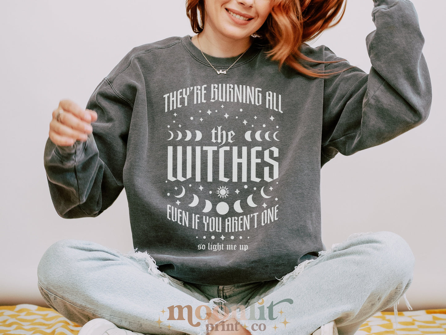 They're Burning All The Witches Even If You Aren't One Comfort Colors In My Rep Era Reputation Shirt Swiftie Gift Tswift Fangirl Sweatshirt