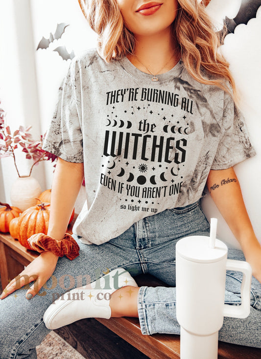 They're Burning All The Witches Even If You Aren't One Comfort Colors In My Rep Era Reputation Shirt Swiftie Gift Tswift Fangirl Sweatshirt