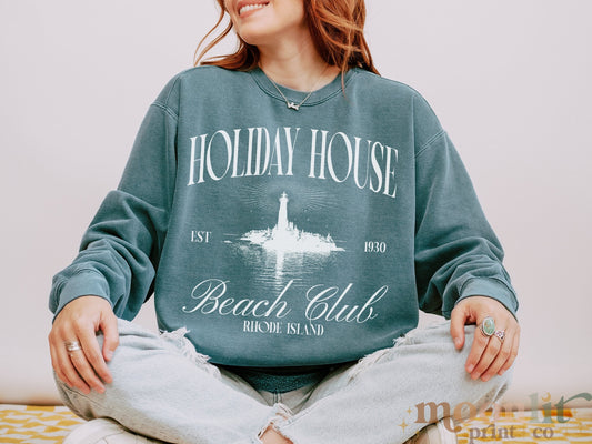 Holiday House Rhode Island Beach Club Social Tee Comfort Colors Swiftie Shirt The Last Great American Dynasty Folklore Album TS Inspired